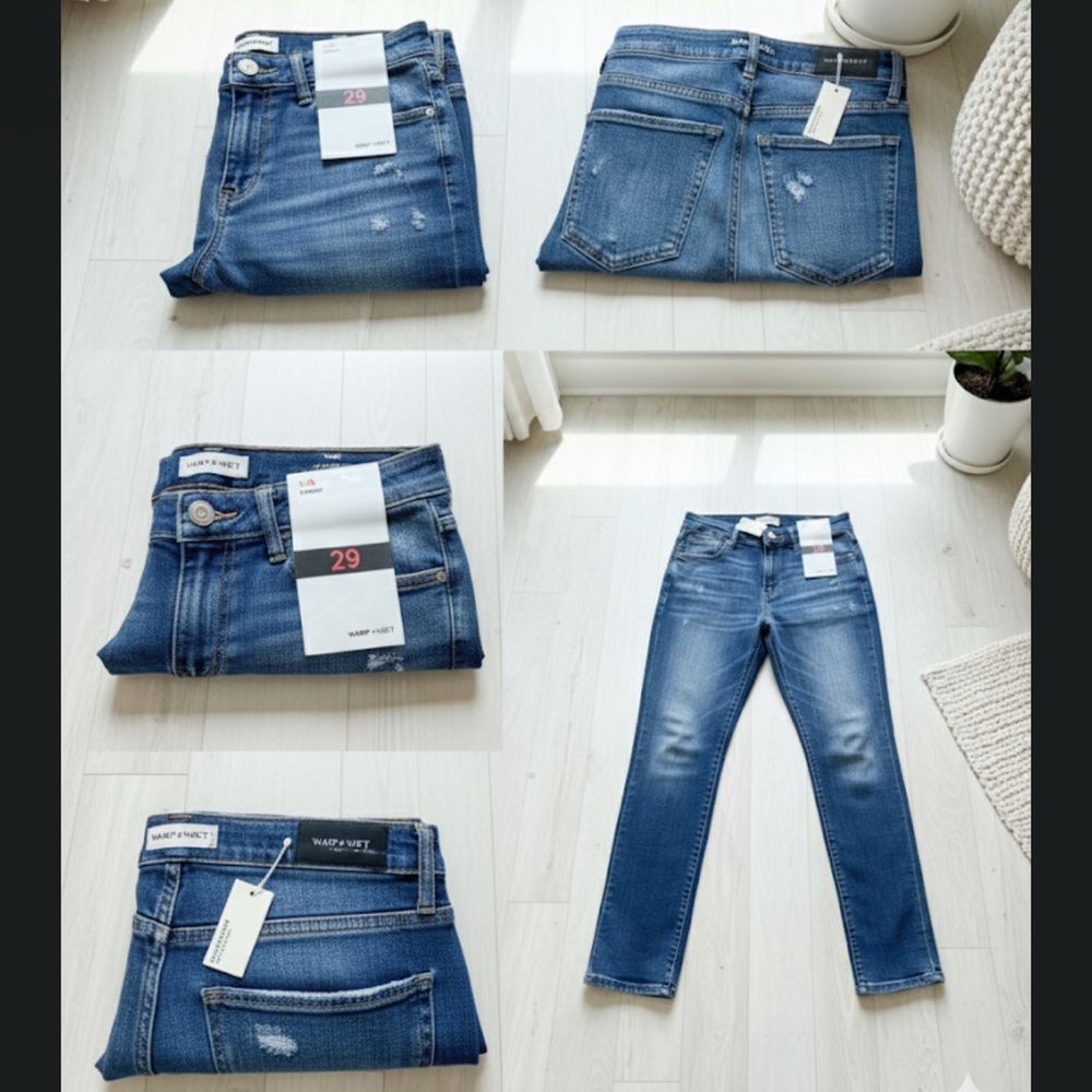 Warp + Weft LAX Girlfriend Jean. NWT - Picture 3 of 8
